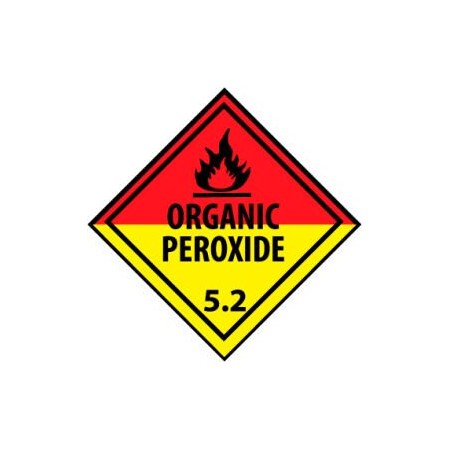 National Marker Co DOT Placard - Organic Peroxide 5.2 DL18R